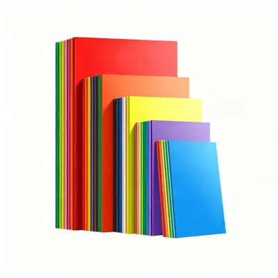 Huiyile 30 Colors 160g Colored Cardstock, 20 Sheets, A4