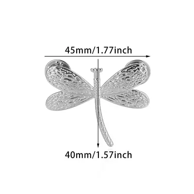 Dragonfly Pendant Necklace, Trendy Insect Collection Collarbone Chain - 10