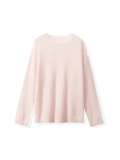 Pullover aus Alpaka- und Schafwolle, V-Ausschnitt, Rauchmelange-Garn - 11