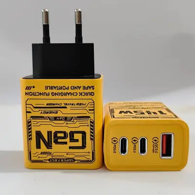 Neues Produkt PD145W intelligentes Ladegerät Dual Typ-C + einzelner USB-Adapter Multifunktions-Mobiltelefon-Schnellladevorrichtung - 7