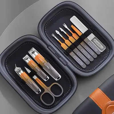 Nagelschere-Set, Nagelschere, Nagelschere, Fußnagelschere, einzelne multifunktionale Pediküre, tragbare Manikürschere für Zuhause - 8
