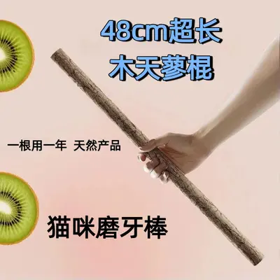Natural Silvervine Cat Toy Stick, 48cm, Teeth Cleaning, Durable - 1