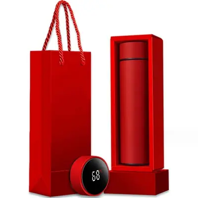 Geschenkbox Edelstahl-Smart-Thermobecher mit Gravur - 6
