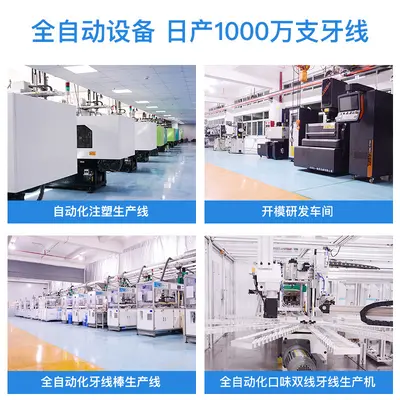 Rongqiao otomatik diş ipi kutusu tek kullanımlık polimer kürdan ipi çubuğu seyahat taşınabilir saklama kutusu ipi toptan