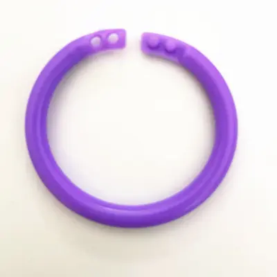 Colorful Plastic Double-Loop Binding Rings for Notebooks - 12
