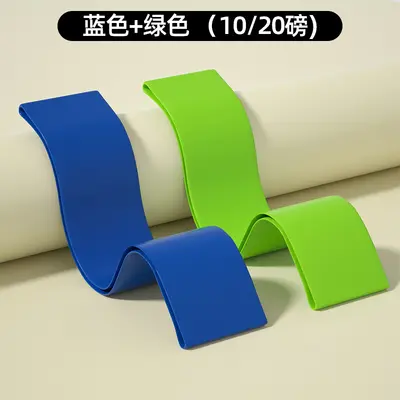 Elastic resistance loop band for leg training