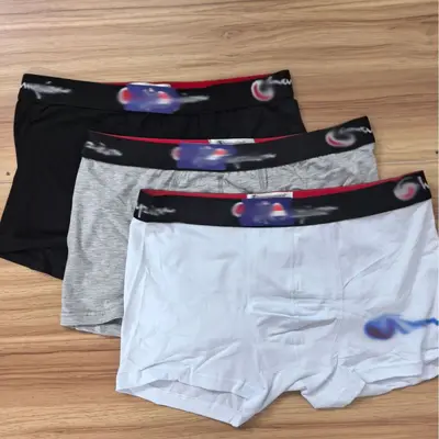 Herren-Boxershorts aus 100% Baumwolle, atmungsaktiv, Sportmodell