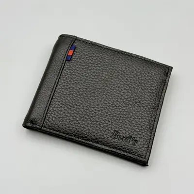 Men's Genuine Leather Wallet, First-Layer Cowhide, Multifunctional Document Bag - 7