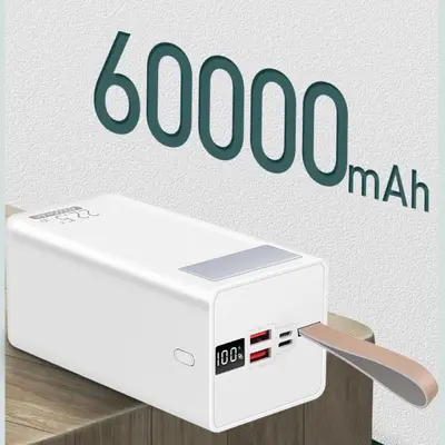 mAh Powerbank Çift Yönlü Hızlı Şarj Dayanıklı Öğrenci Outdoor Taşınabilir Güç Kaynağı Multifonsiyonel Pil Uzun Ömürlü Büyük Kapasiteli - 5