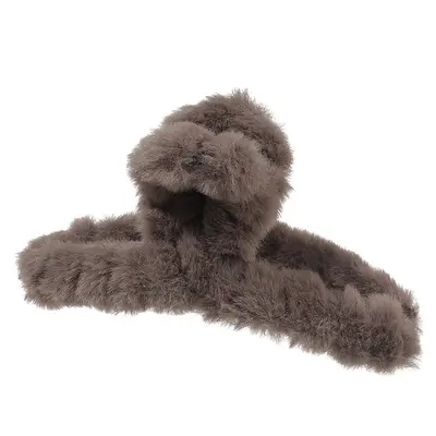Qiyue cross-border plush hair claw large plush hair claw hair shark clip women's hair catch hats hair accessories wholesale