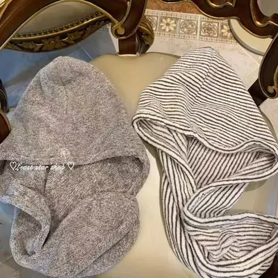 Bambu kömür kuru saç başlığı, süper emici, saç yıkama, duş başlığı, havlu sarma, kadın kalınlaştırılmış yetişkin uzun saç silme türbanı, çabuk kuruyan - 9