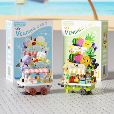 Micro Particle Building Blocks, Stress Relief and Educational, Street Scene Small Car - 5
