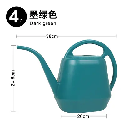 Long Spout Plastic Watering Can, 4 Liter, for Garden and Flowers - 7