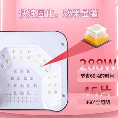 Smart sensor LED nail dryer