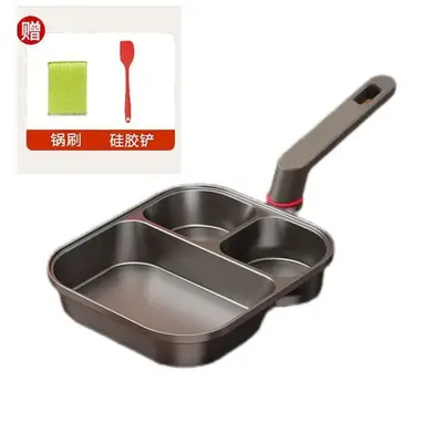 Titanyum kaplamalı 2 katlı kahvaltı tavası, kapaklı, yapışmaz - 7