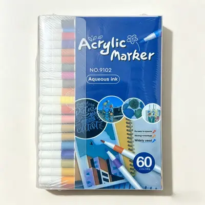 PVC acrylic marker set, water-washable, for children - 11