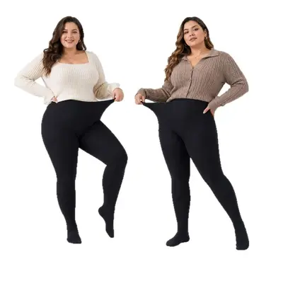 Women's Plus Size Fleece-Lined Butt-Lifting Winter Leggings