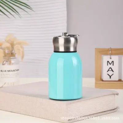 316 Stainless Steel Mini Thermos Cup with Lock Lid, Portable - 8
