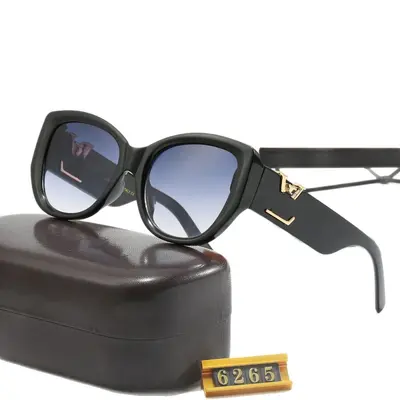 Model 6265 Large Frame Cat-Eye Sunglasses, UV400 Protection - 6
