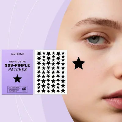 JAYSUING Star-Shaped Acne Patch for Covering Facial Blemishes