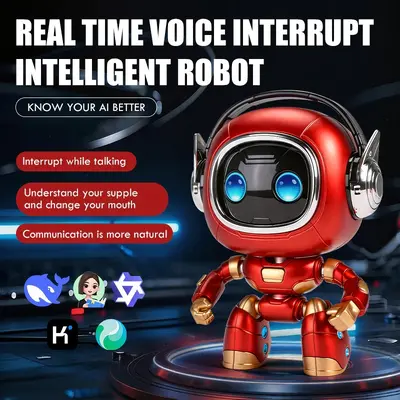 KI-intelligenter Dialogroboter mit Fernbedienung, unterstützt 66 Sprachen - 4