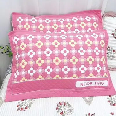 Polyester-Cotton Pillow Towel Set of 2, Extra Large, Stain-Resistant, Oil-Resistant - 3