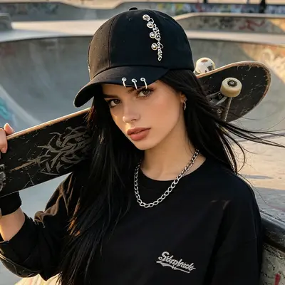 Çapraz Sınır Yeni Model Kadın Dört Mevsim Günlük Ördek Gagalı Şapka Hip-Hop Tatlı Cool Çok Amaçlı Beyzbol Şapkası Spor Gölgelendirme Güneş Koruması Şapkası - 4