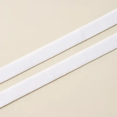 Naylon Çift Yüzlü Elastik Şerit 1 cm, Siyah ve Beyaz, İç Giyim Aksesuarı - 11