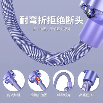 120W Fast Charging Cable for Huawei Mate70, Honor, Xiaomi, OPPO, vivo