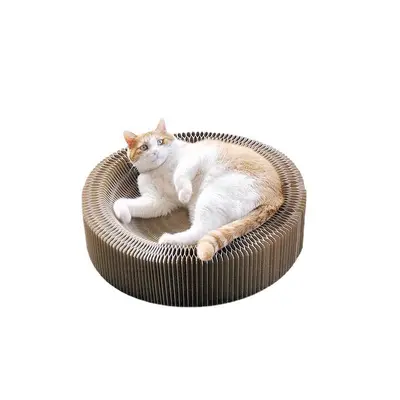 Sihirli Kedi Tırmalama Tahtası Döner Oyun Yolu Topu Çok Yönlü