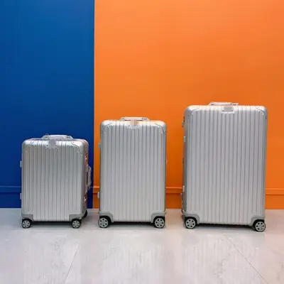 Rimowa Original Serisi Alüminyum-Magnezyum Alaşımlı Bavul Sürükleme Çantası Premium Hassas İşçilik Kabin Bavulu