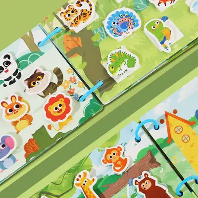 Children's Paper Logic Thinking Quiet Book Educational Toy - 5