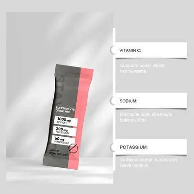 Electrolyte Energy Supplement Powder, Gentle Formula, Portable