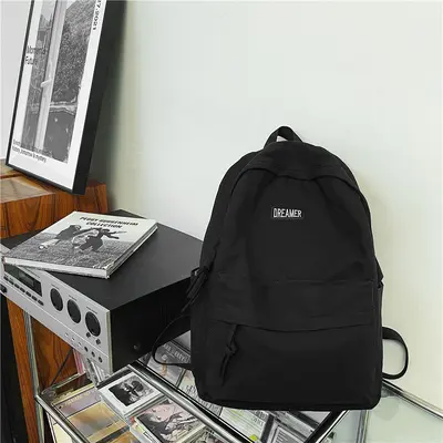 Rucksack Herren Universität Student Leinen Rucksack ins japanischer Stil einfach große Kapazität Reiserucksack Gymnasium Mittelschule Schüler Rucksack - 8