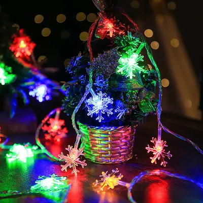 LED Christmas String Lights, Decorative Ambience Light, Festive Party Decoration - 10