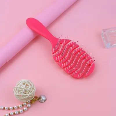 Plastic Hollow Comb, Anti-Tangle Massage and Volumizing - 7