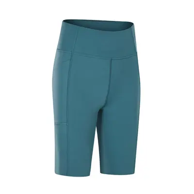 High Waist Yoga Shorts with Side Pocket, Butt-Lifting, DK068 - 10