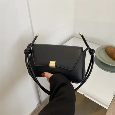 Kadın Tek Omuz Çapraz Çanta, Minimalist Baget Çanta, Sonbahar Modeli - 7