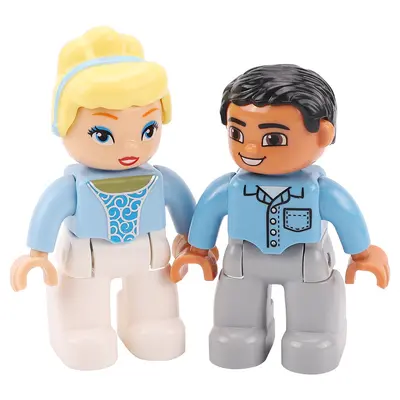 Büyük Parça Yapı Blokları Minifigürleri, Aile, Polis ve İtfaiyeci - 5