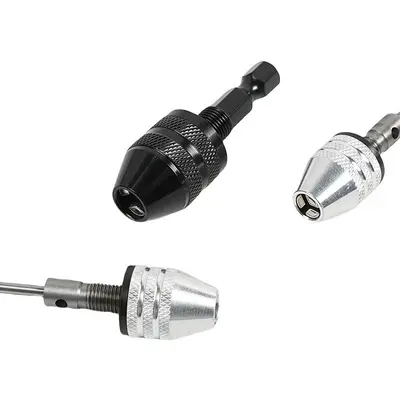 0.3-6.5mm Quick-Change Hex Shank Three-Jaw Self-Centering Drill Chuck