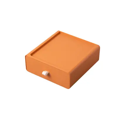 Multi-layer office storage rack plastic gift box cosmetics cross-border stackable dormitory desktop drawer storage box - 10