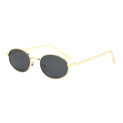 Grenzüberschreitende Katzenaugen-Sonnenbrille für Damen, hochwertige Optik, Neuheit 2026, Retro-Sonnenbrille mit ovalem Metallgestell, UV-Schutz