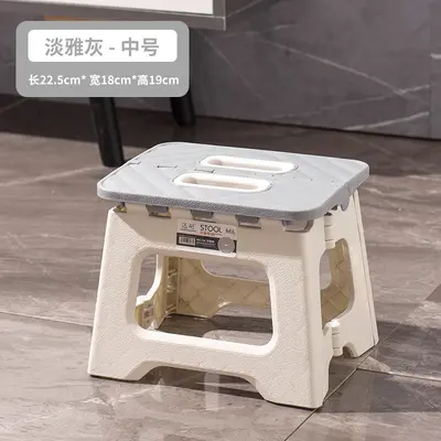 Extra thick entertainment portable plastic folding chair patio outdoor adult and children folding stool fishing train mini small - 10