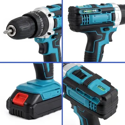 Multifunctional lithium-ion cordless impact drill