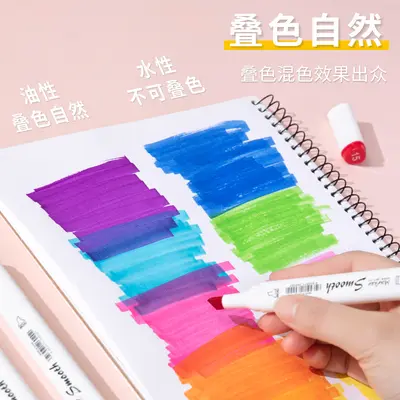 Art marker 80-color dual-tip alcohol-based set