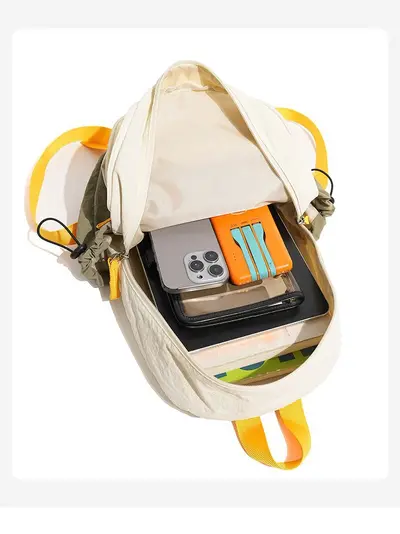 Outdoor Color-Block Backpack for Hiking and Camping - 5
