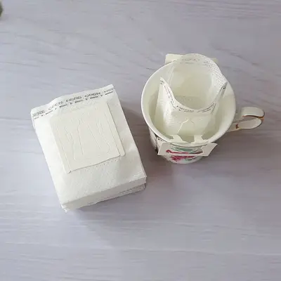 Moka pot ve V60 için filtre kağıdı seti, yuvarlak ve konik, kulak asmalı