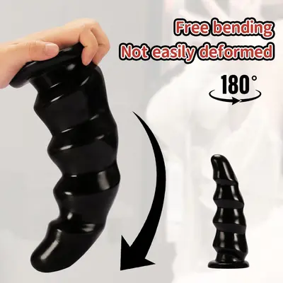 J107 gewellter Analplug für Männer und Frauen, dick, Erwachsenenprodukt