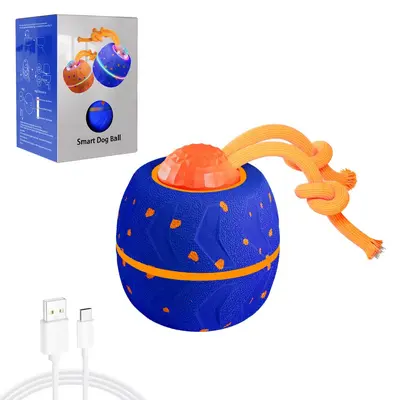 Smart Rechargeable Gravity Bouncing Dog Ball, ETPI Material, Cat and Dog Toy - 9