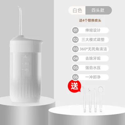 电动冲牙器跨境电动便携式洗牙器家用水牙线牙齿结石清洗正畸专用 - 10